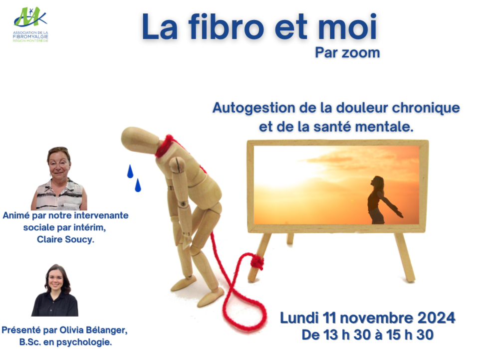 LA FIBRO ET MOI - AUTOGESTION DE LA DOULEUR CHRONIQUE ET DE LA SANTÉ MENTALE