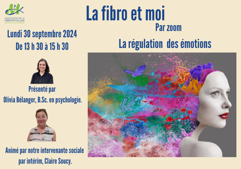 LA FIBRO ET MOI - COMPRENDRE ET GÉRER SES ÉMOTIONS AU QUOTIDIEN