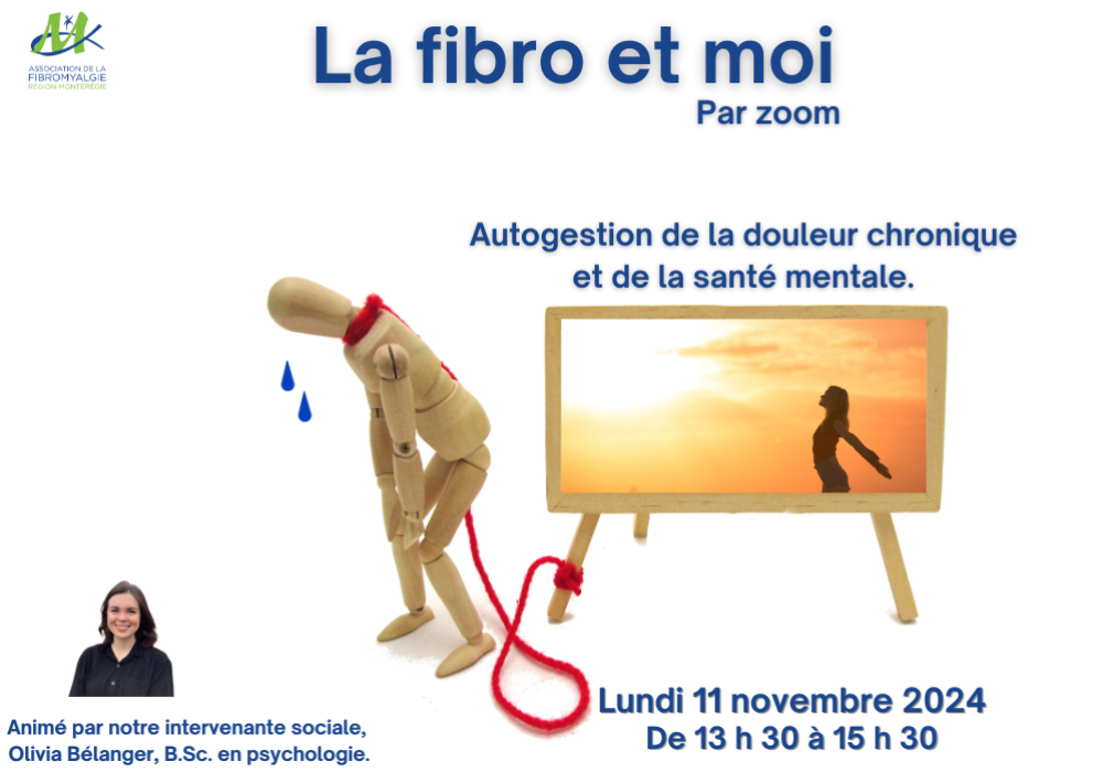 LA FIBRO ET MOI - AUTOGESTION DE LA DOULEUR CHRONIQUE ET DE LA SANTÉ MENTALE