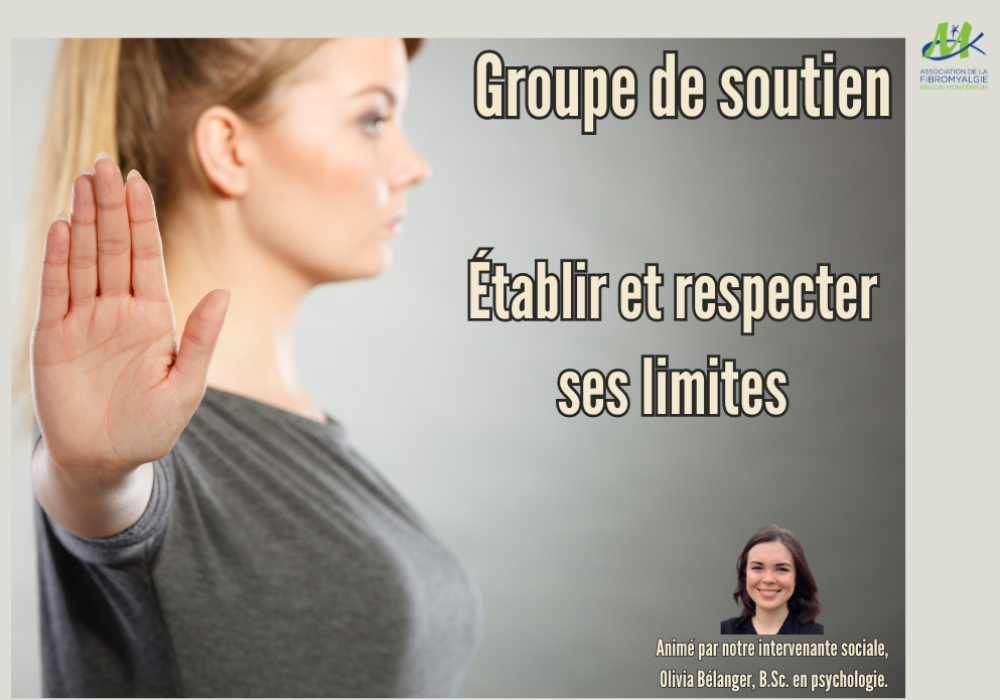 GROUPE DE SOUTIEN - COMMENT ÉTABLIR ET RESPECTER SES LIMITES