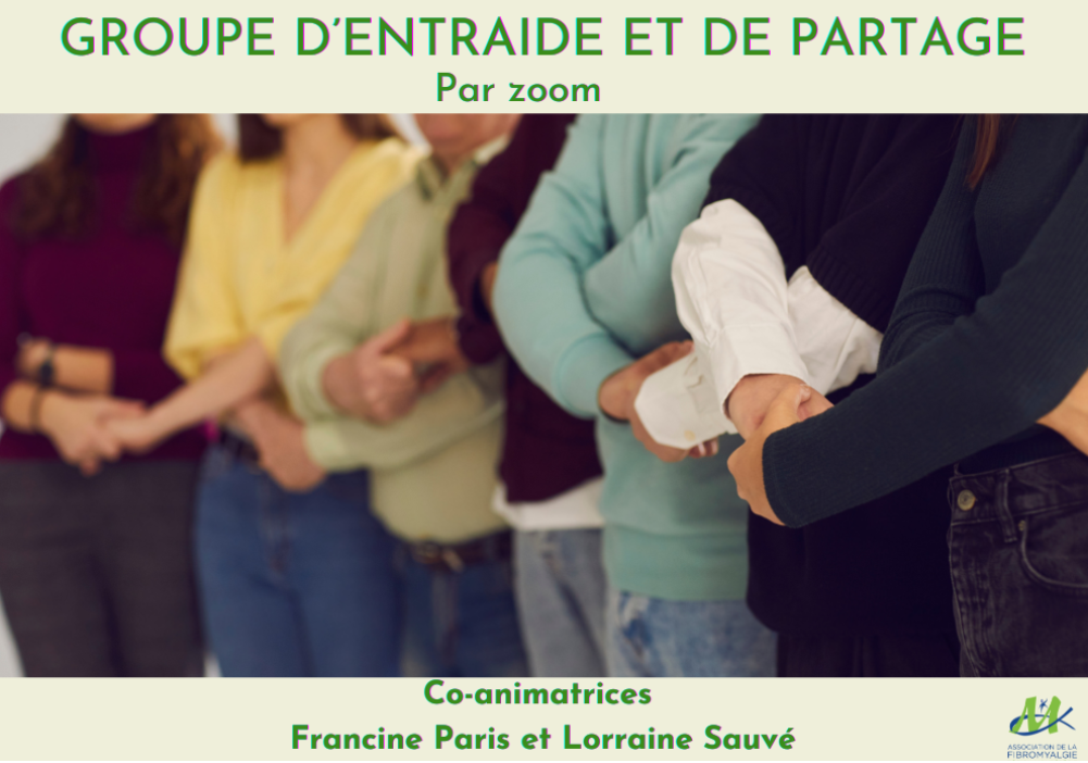 GROUPE D’ENTRAIDE ET DE PARTAGE - TROUBLES DU SOMMEIL ET FIBROMYALGIE