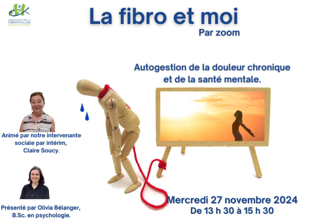 LA FIBRO ET MOI - AUTOGESTION DE LA DOULEUR CHRONIQUE ET DE LA SANTÉ MENTALE